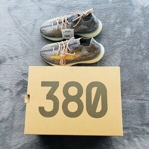 Adidas yeezy 380 mist reflective men size 8